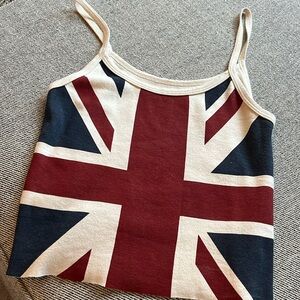Discontinued Brandy Melville Union Jack Tank Top